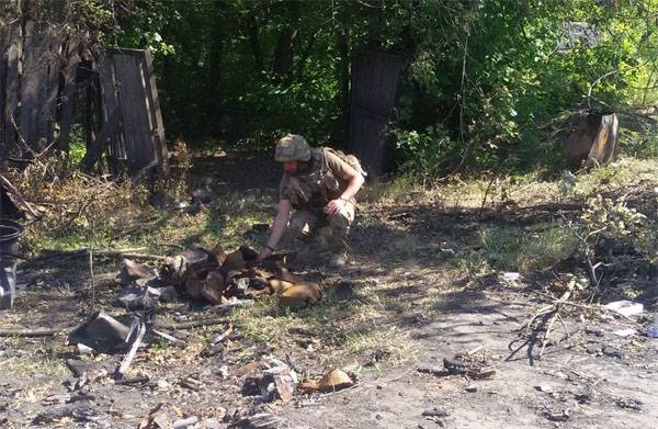 인내심이 떨어졌습니다 : DPR 군대는 Gorlovka 근처에서 우크라이나 군대의 발사 지점을 파괴했습니다