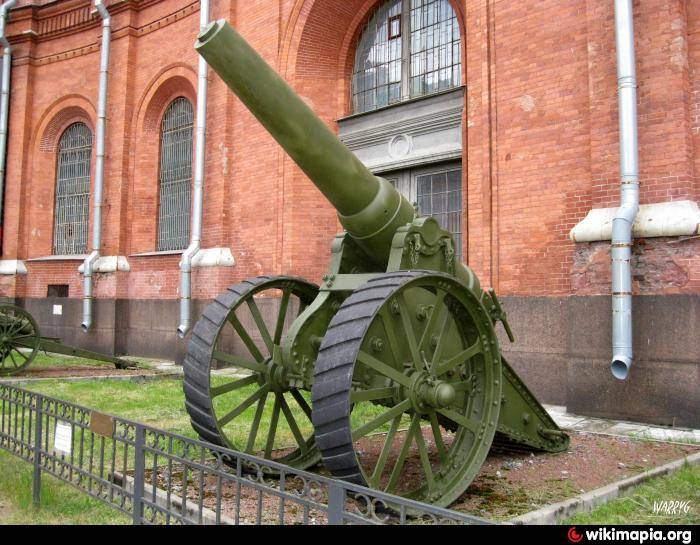 炮兵。 大口径。 152-mm榴弹炮样品1909 / 30
