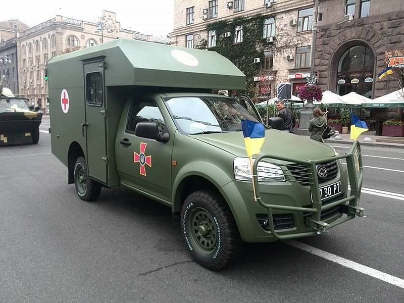 De strijdkrachten van Oekraïne bekritiseerden de ambulances "Bogdan"