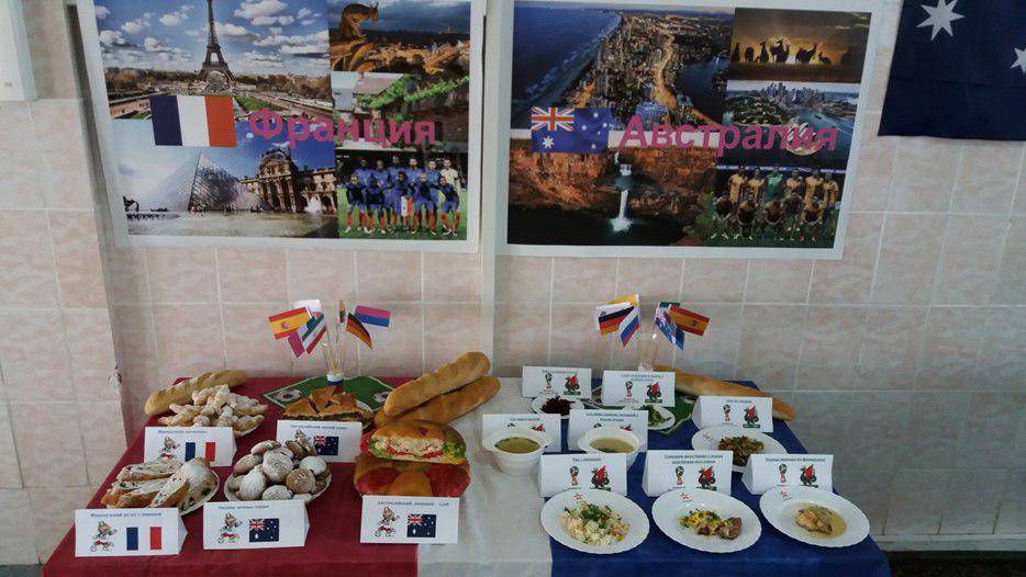 سرویس پنج ستاره روزهای غذاهای ملی در نیروهای مسلح فدراسیون روسیه