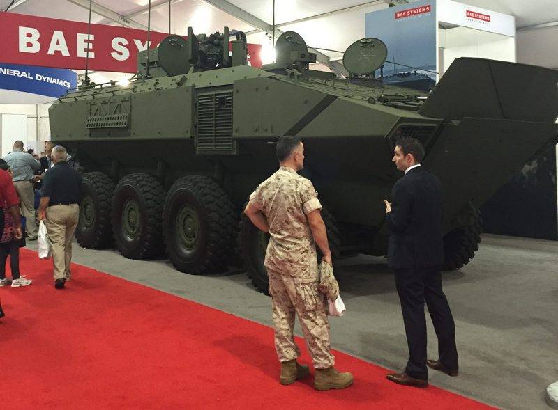 US Marine Corps chose a new wheeled armored personnel carrier