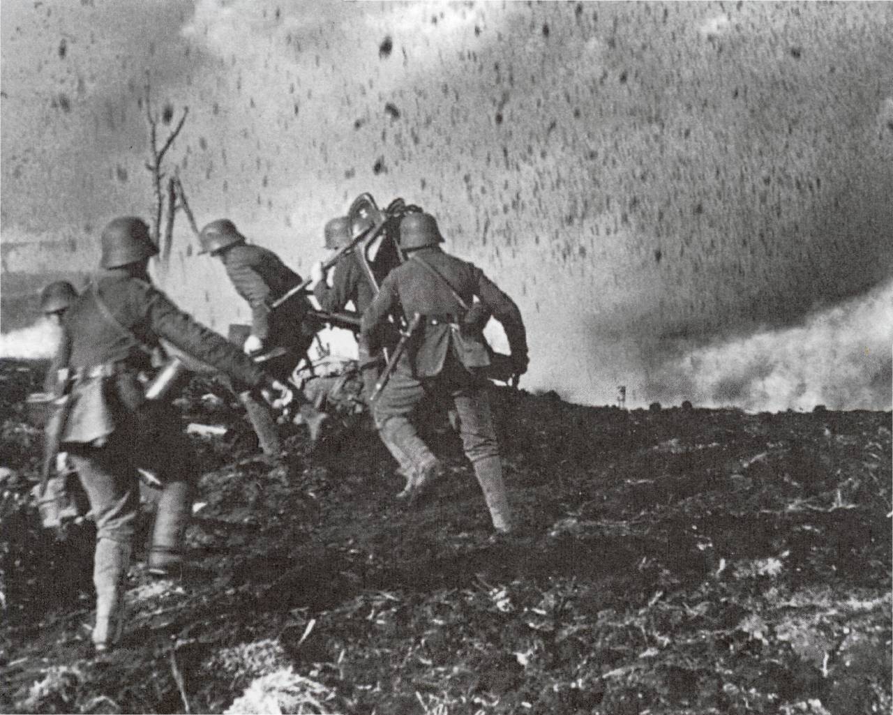Атака немцев 1914