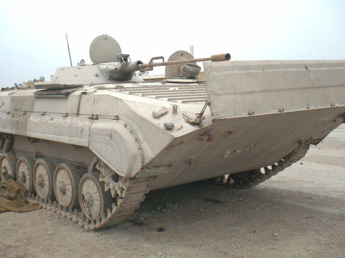 Irak'ta BMP-1 23 mm topla silahlandırıldı