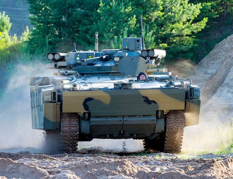 When will the troops go BMP "Kurganets-25"?