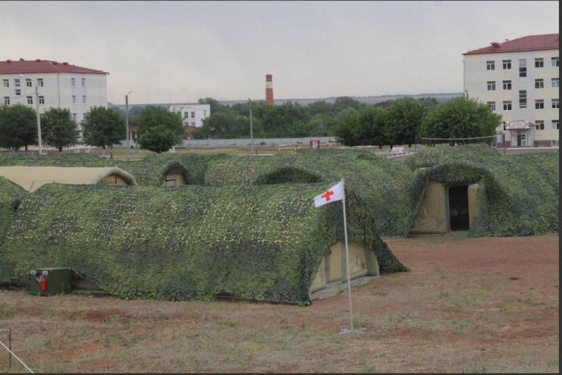 En yeni sahra hastanesi Merkez Askeri Bölge'ye girdi