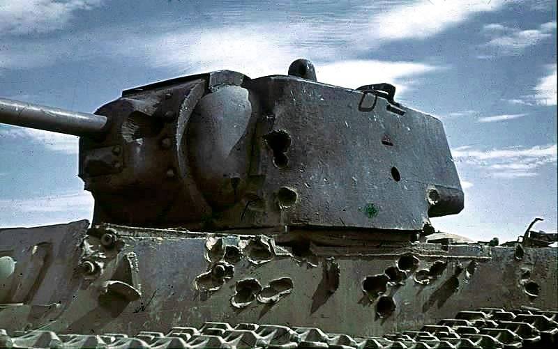 As a Soviet KV on the day stopped the Nazi tank column