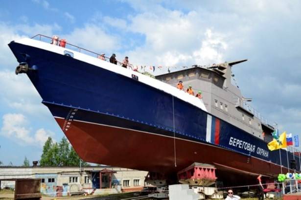 "Balaklava" karakol gemisi Yaroslavl'da denize indirildi