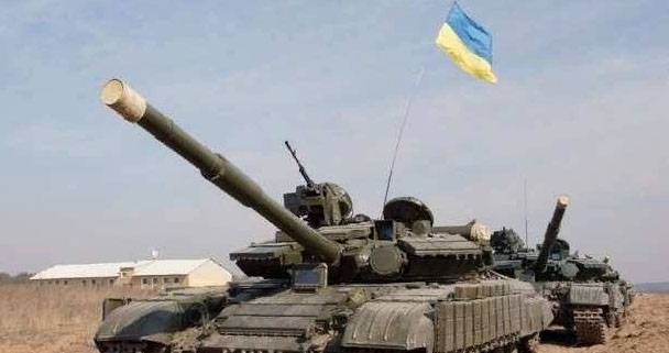 What did a Ukrainian contract soldier do with the tanks of his brigade?