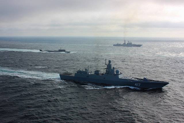 Mass-media occidentală: noua fregata rusă a depășit navele americane