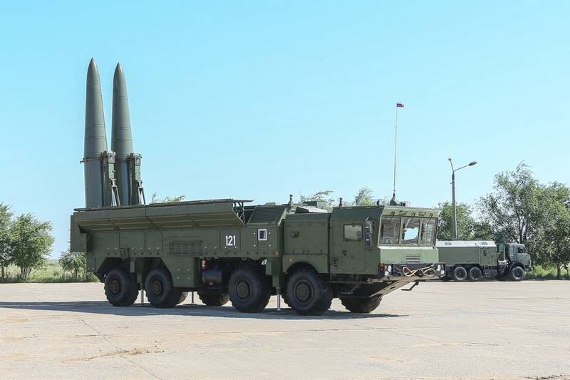 Now for naval targets. OTRK Iskander-M received a new missile
