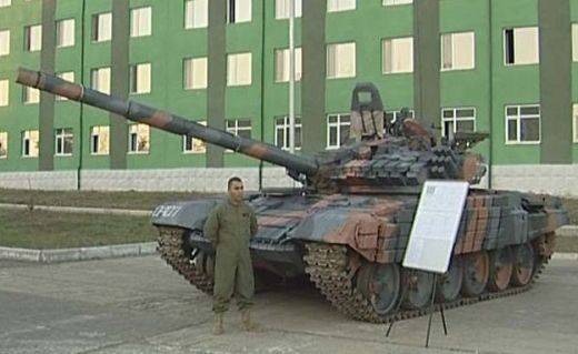 Expert porovnal gruzínský T-72SIM-1 a ukrajinský T-80