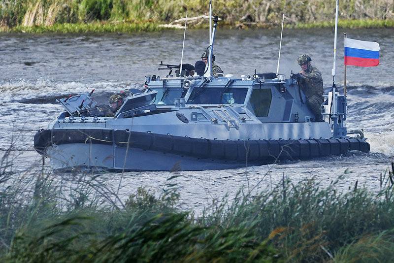 تم اختبار "مركبات قتال مشاة البحرية" في بحر البلطيق