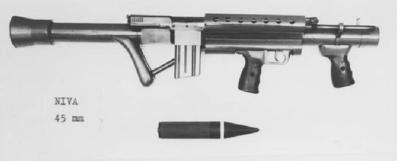 Automatyczny granatnik NIVA XM1970 (Szwecja)