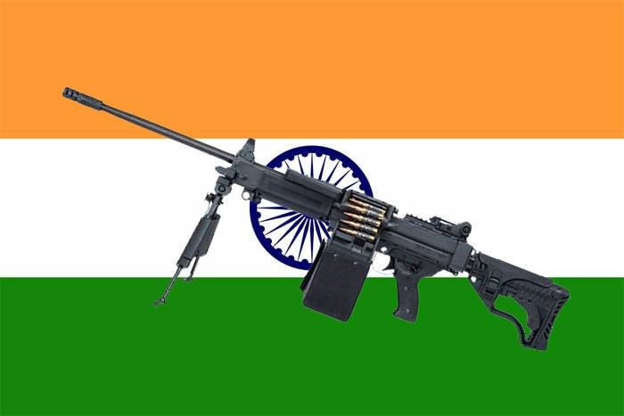India decidió comprar ametralladoras. Y ellos no son rusos