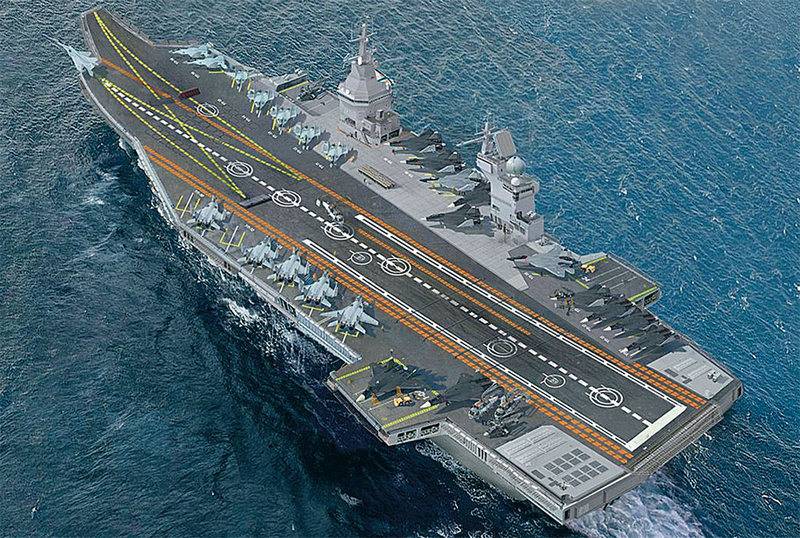 Centrum Kryłowa zaproponowało marynarce wojennej projekt lekkiego lotniskowca