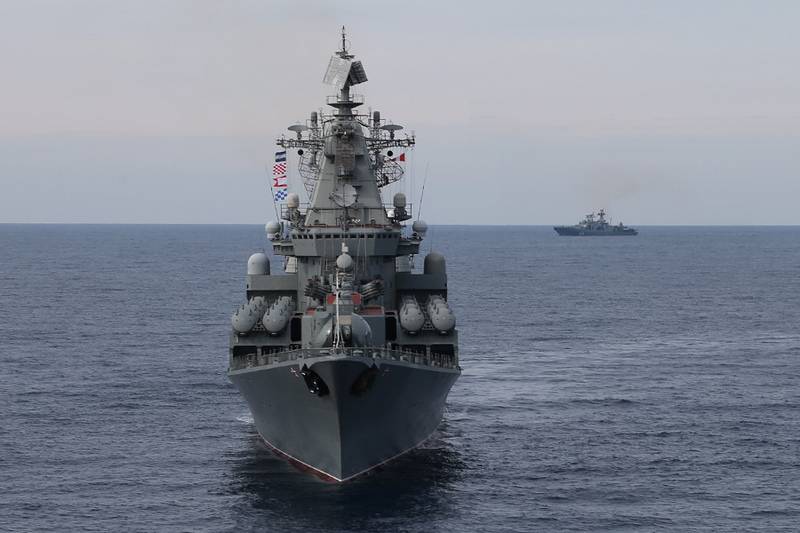 USA: Närvaron av ryska flottans fartyg utanför Syriens kust spelar ingen roll