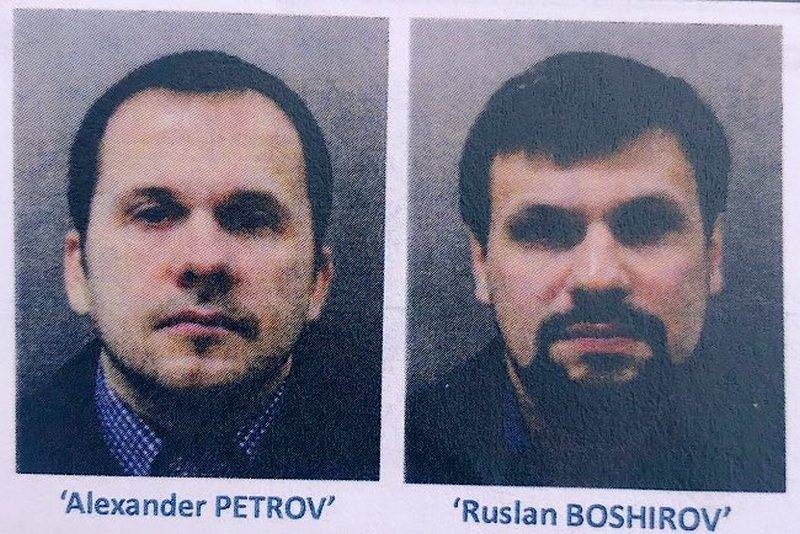 Britain called the names of Russians allegedly involved in the poisoning of Skripale