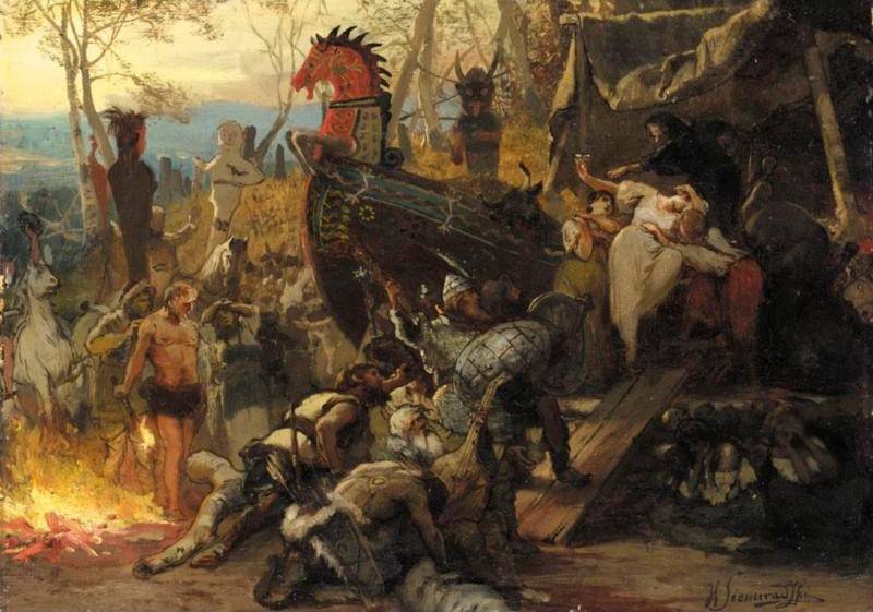 "Elinde bir kılıçla öldü." Viking cenaze töreni törenleri (bölüm 2)