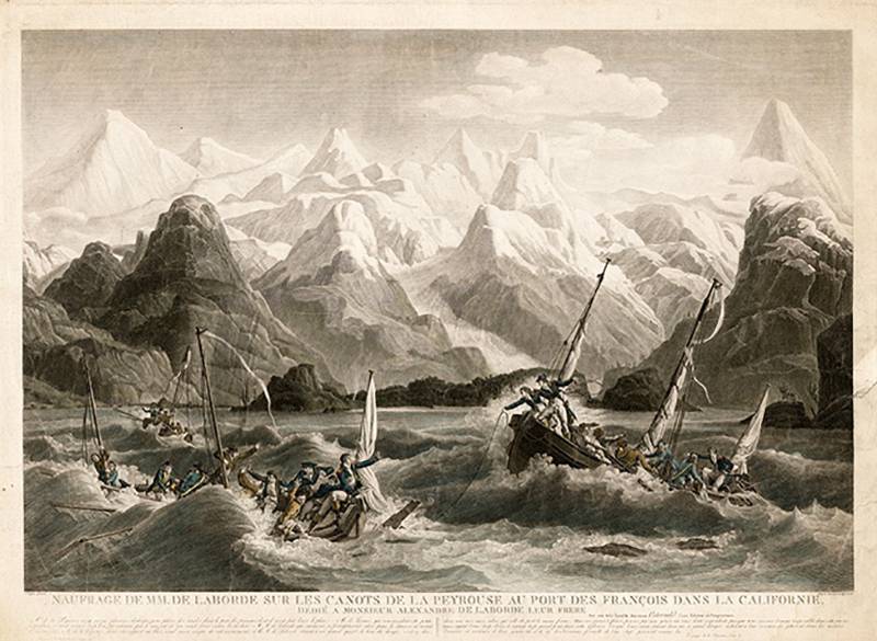 Кругосветная экспедиция Лаперуза. «Буссоль» и «Астролябия» закрывают острова