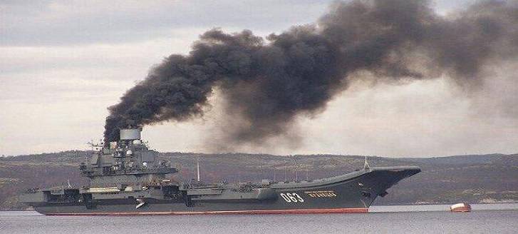 Negli Stati Uniti, "Admiral Kuznetsov" ha nominato una delle peggiori portaerei del mondo