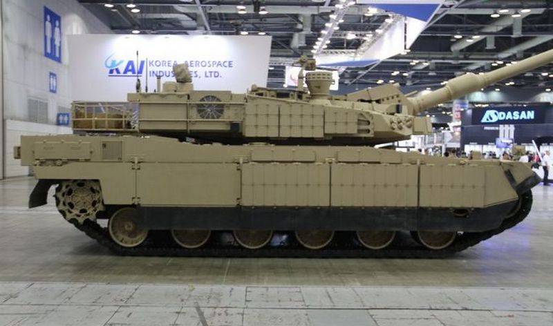 Corea del Sur presentó la versión "desierto" de MBT K2 "Black Panther"