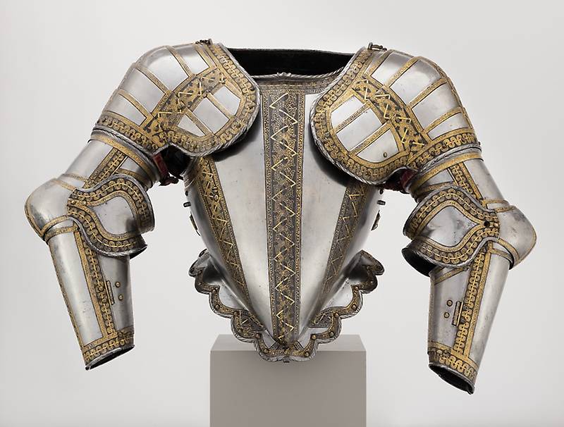 Knight's armor and weapons from the Art Institute of Chicago