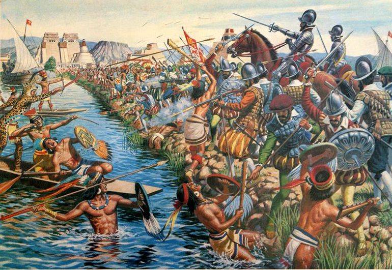 Conquistadors contro gli Aztechi. Parte di 5. Il ponte