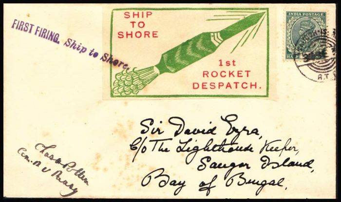 Raketpost S.G. Taylor-Smith: raketten en pakketten boven India