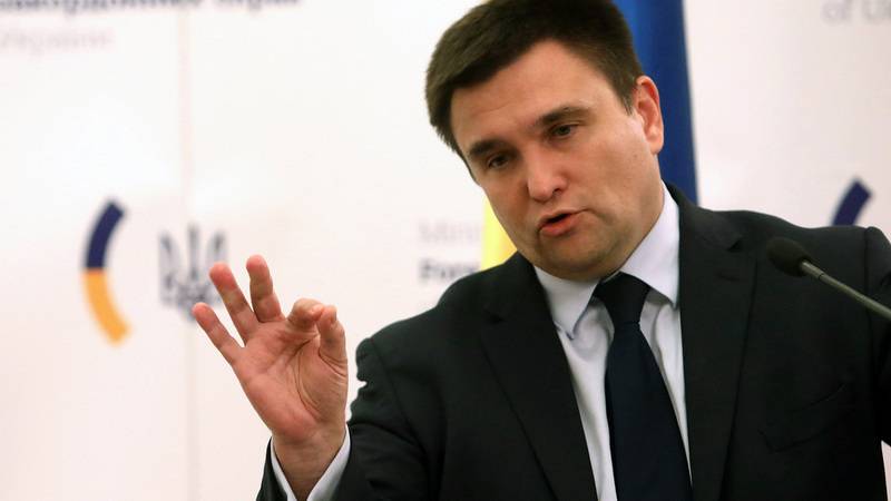 우리는 그것을 보여주지 않을 것입니다! Klimkin은 Donbass 보안위원회의 "비밀 계획"에 대해 말했습니다.
