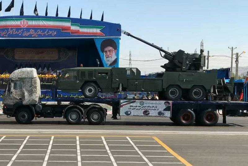 Иран показал новую зенитную самоходную установку