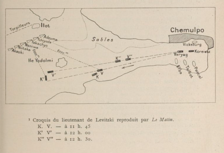 Карта чемульпо 1904