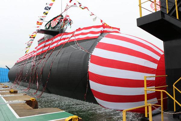 The first in the world: the Japanese launched the submarine with lithium-ion batteries