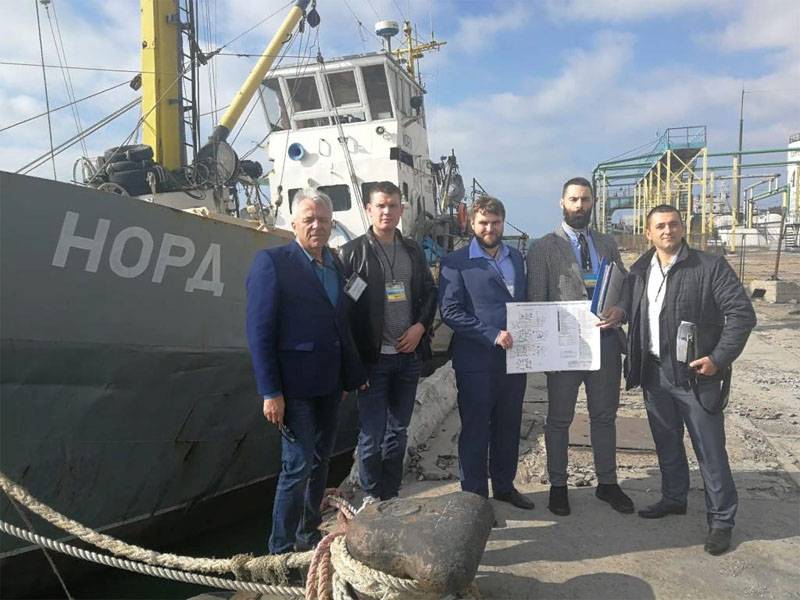 乌克兰宣布扣押俄罗斯“诺德”号船。 混乱继续