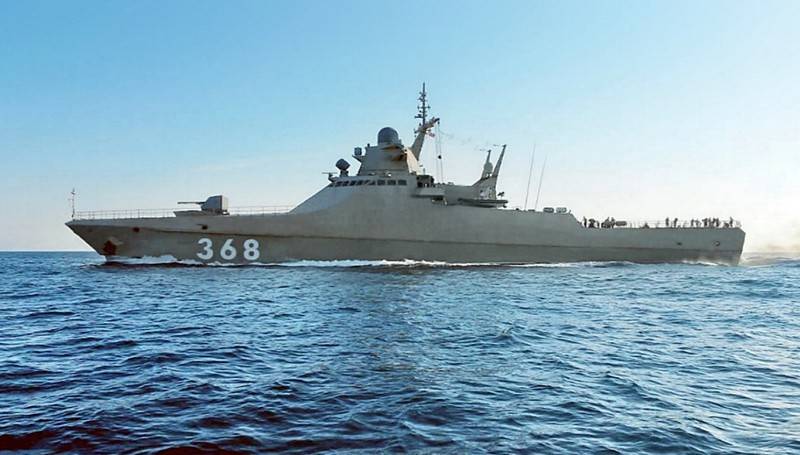 22160项目巡逻船“ Vasily Bykov”进行状态测试