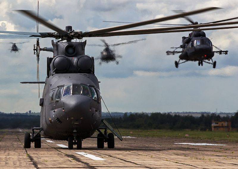 Russian Army Aviation celebra il suo anniversario 70