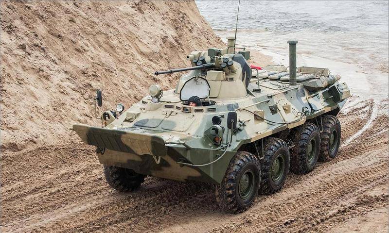 Slowly retooling: CFL marines received new BTR-82A