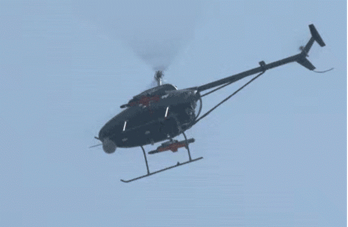 China has tested the weaponry of an unmanned helicopter AV500W