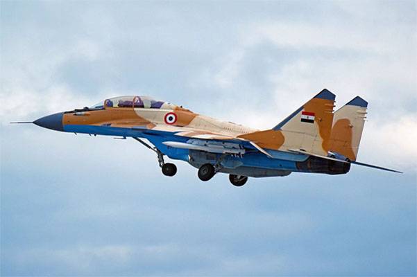 Die ägyptische Seite berichtete über die funktionierende Version der Unfallursachen MiG-29