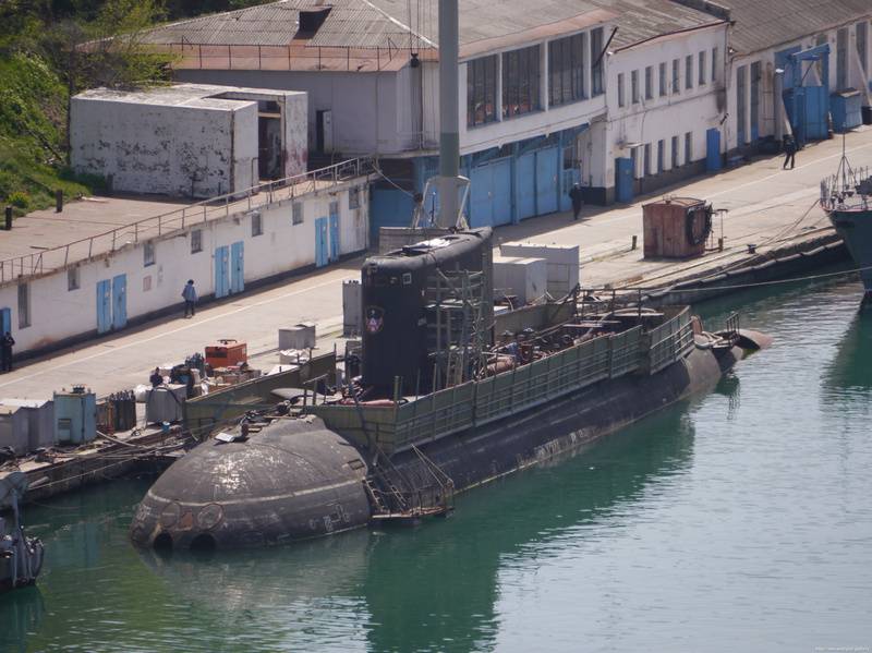 El submarino del proyecto 877 Alrosa abandonará la Flota del Mar Negro después de la reparación.