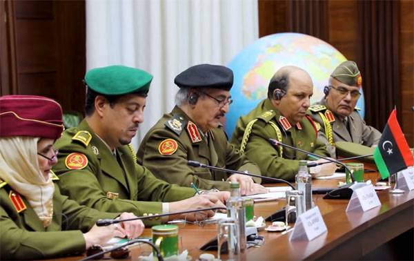 В МО РФ объяснили появление Е.Пригожина на переговорах с маршалом Хафтаром