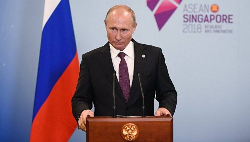 Putin responded to the West to criticize the Donbass elections.