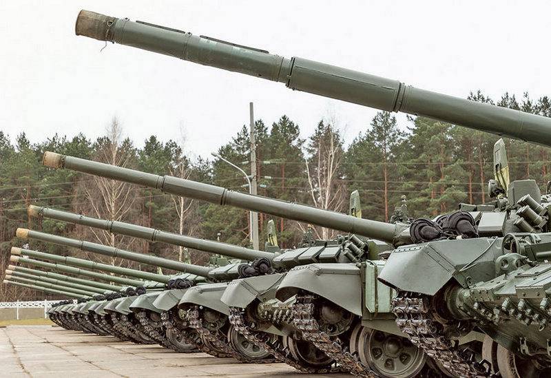 Партия модернизированных Т-72Б3 поступила в ВС Белоруссии