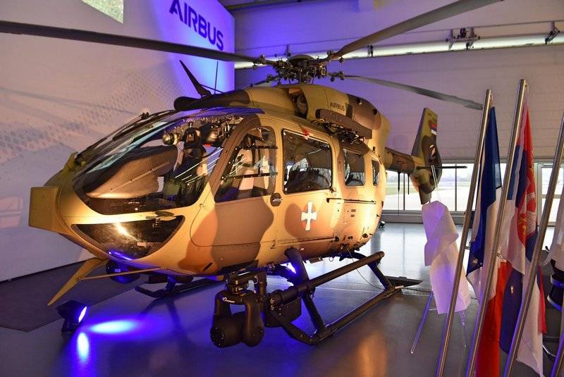 Sırbistan Hava Kuvvetleri ilk Airbus Helikopterleri Н145М helikopteri aldı