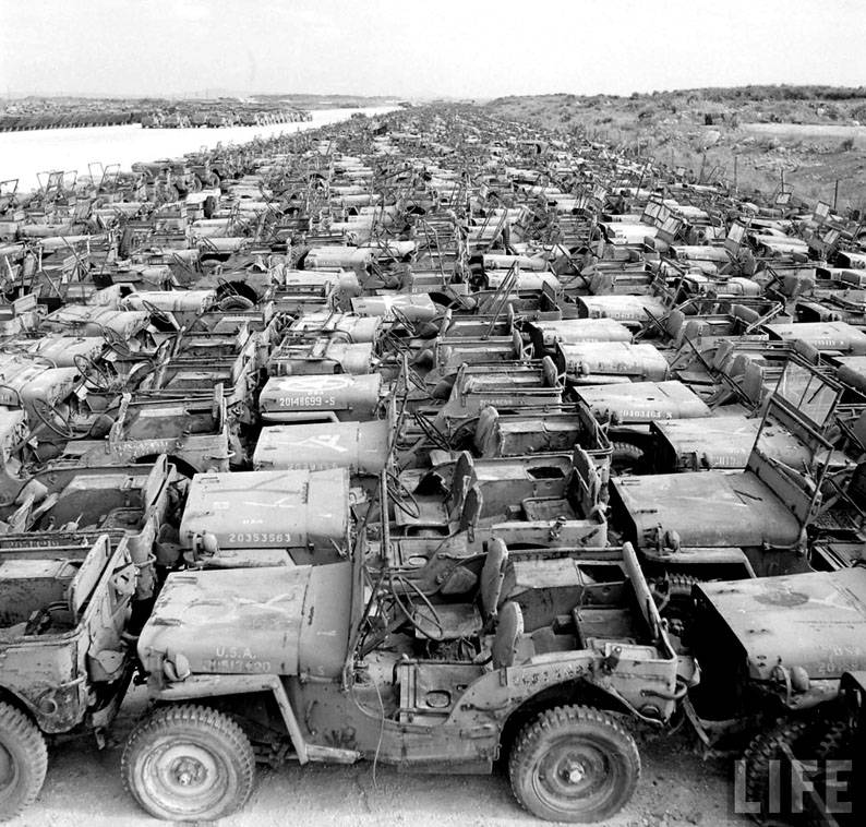 Another Lend-Lease. "Willys MW" as one of the symbols of war