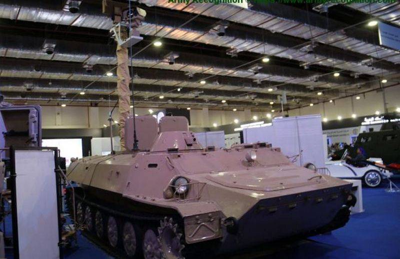 Egyptians showed a new reconnaissance vehicle based on MTLB