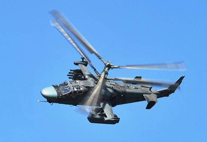 In the USA, the Ka-52 helicopter was compared with the American Apache