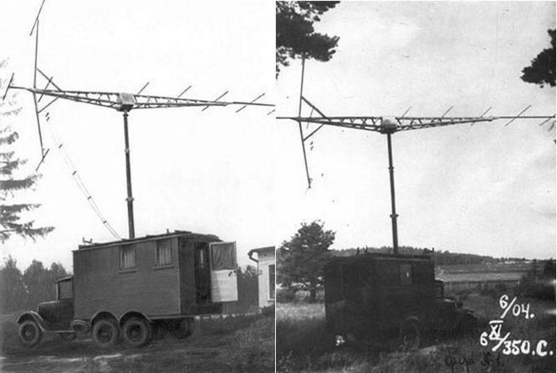 “片麻岩2»。 第一个系列苏联航空雷达