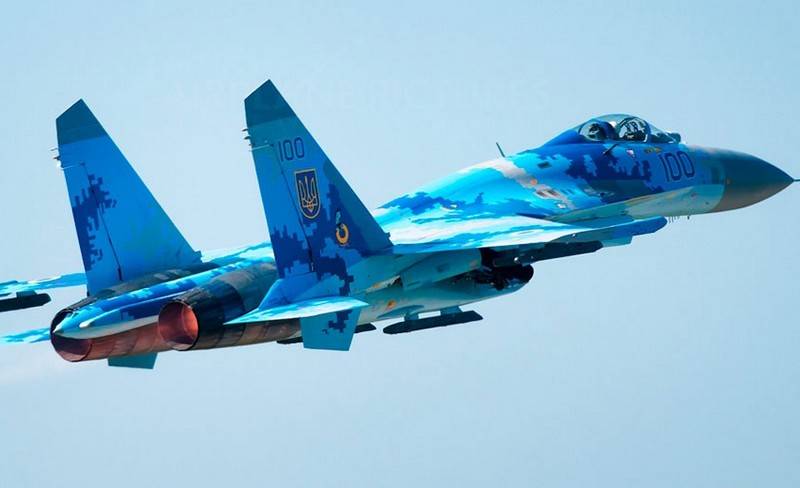 В Житомирской области разбился истребитель Су-27 ВВС Украины