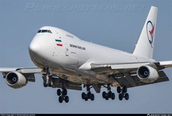 In Israel: The strike was carried out after landing at Damascus aboard from Iran