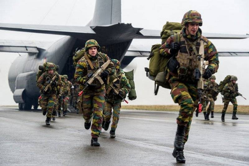 Belgian soldiers of the NATO mission freeze in Estonia